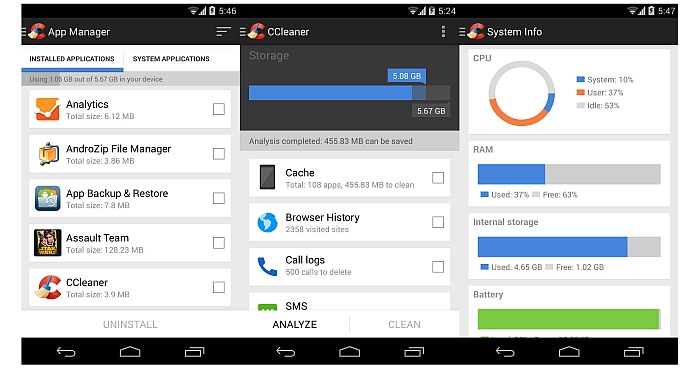 ccleaner for android tablet download